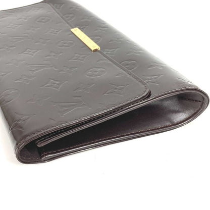 Louis Vuitton Clutch Bag Robertson M91548 Monogram Vernis Canvas Amarante Purple