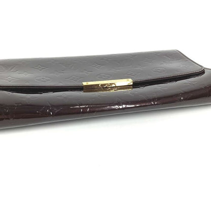 Louis Vuitton Clutch Bag Robertson M91548 Monogram Vernis Canvas Amarante Purple