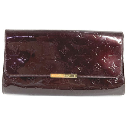 Louis Vuitton Clutch Bag Robertson M91548 Monogram Vernis Canvas Amarante Purple