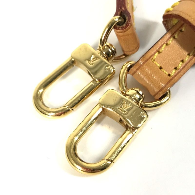 Louis Vuitton Shoulder Strap J52314 Nubuck Leather Beige