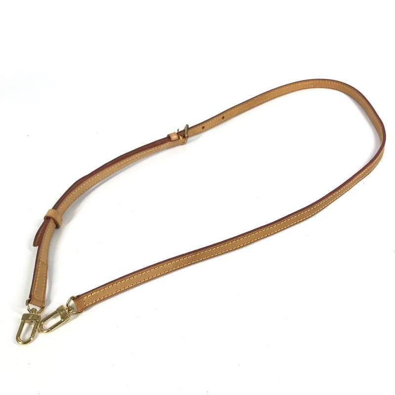 Louis Vuitton Shoulder Strap J52314 Nubuck Leather Beige