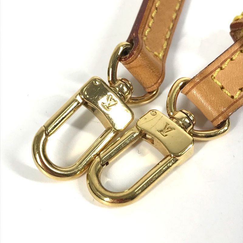 Louis Vuitton Shoulder Strap J52314 Nubuck Leather Beige