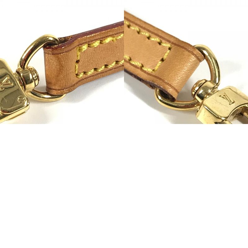 Louis Vuitton Shoulder Strap J52314 Nubuck Leather Beige