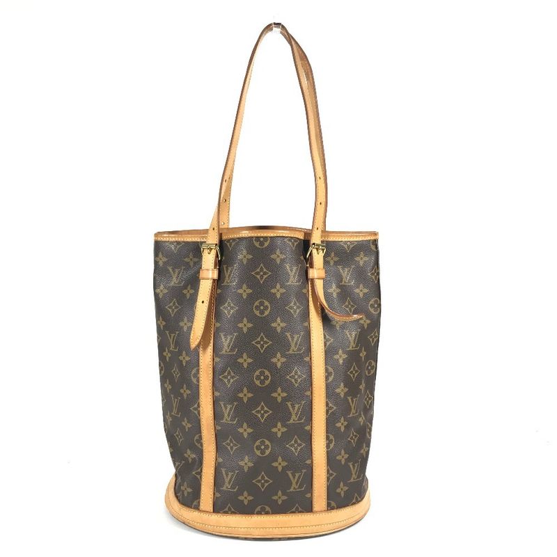 Louis Vuitton Shoulder Bag Bucket GM Bucket GM M42236 Monogram Canvas Brown