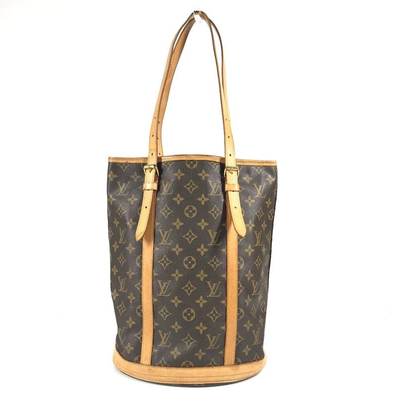 Louis Vuitton Shoulder Bag Bucket GM Bucket GM M42236 Monogram Canvas Brown