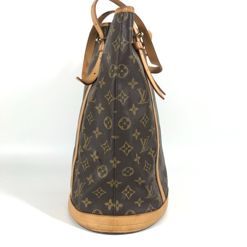 Louis Vuitton Shoulder Bag Bucket GM Bucket GM M42236 Monogram Canvas Brown