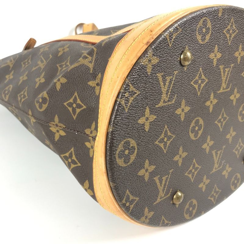 Louis Vuitton Shoulder Bag Bucket GM Bucket GM M42236 Monogram Canvas Brown