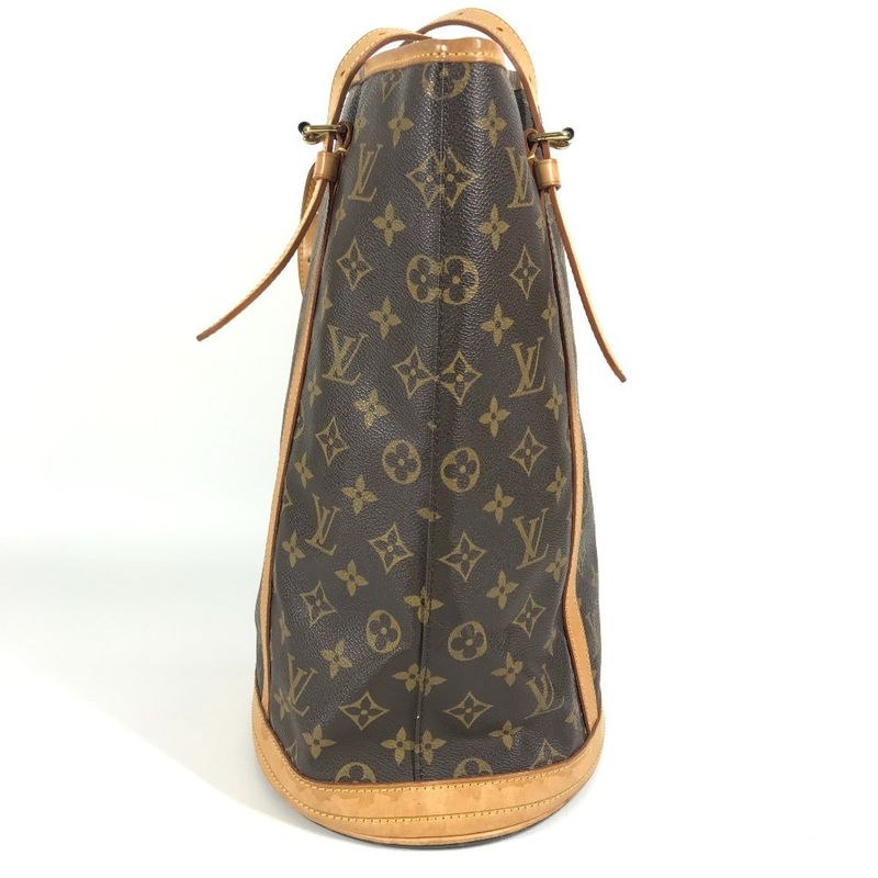 Louis Vuitton Shoulder Bag Bucket GM Bucket GM M42236 Monogram Canvas Brown