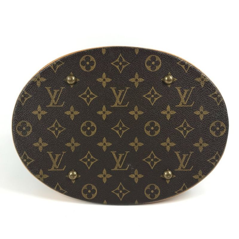 Louis Vuitton Shoulder Bag Bucket GM Bucket GM M42236 Monogram Canvas Brown