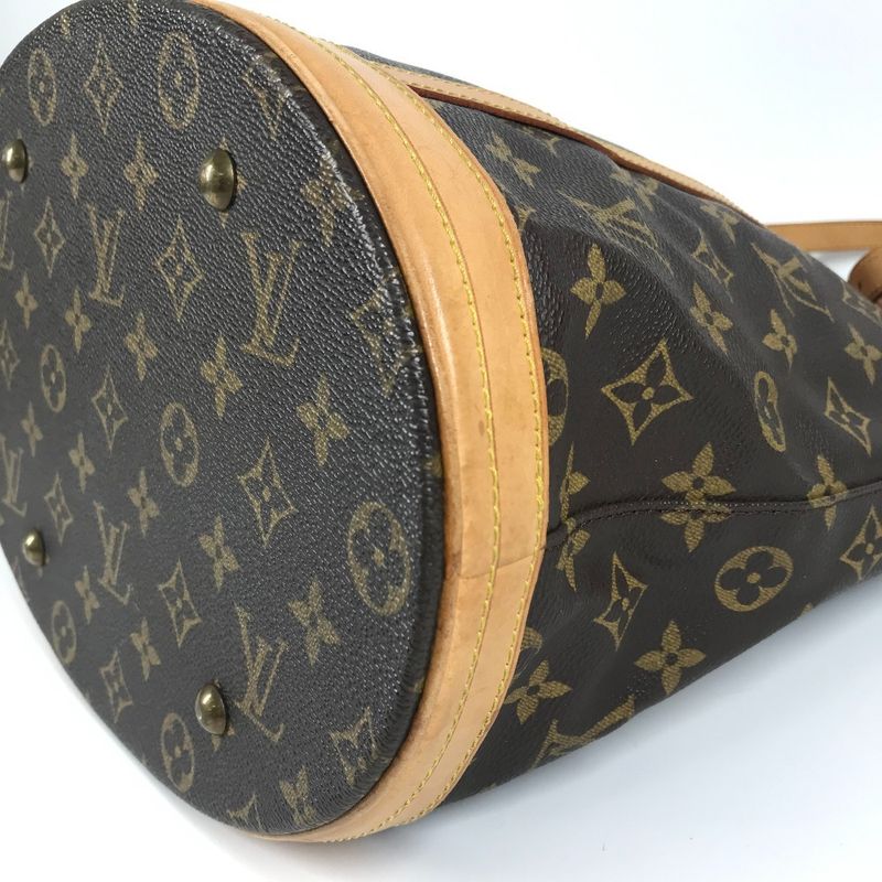 Louis Vuitton Shoulder Bag Bucket GM Bucket GM M42236 Monogram Canvas Brown