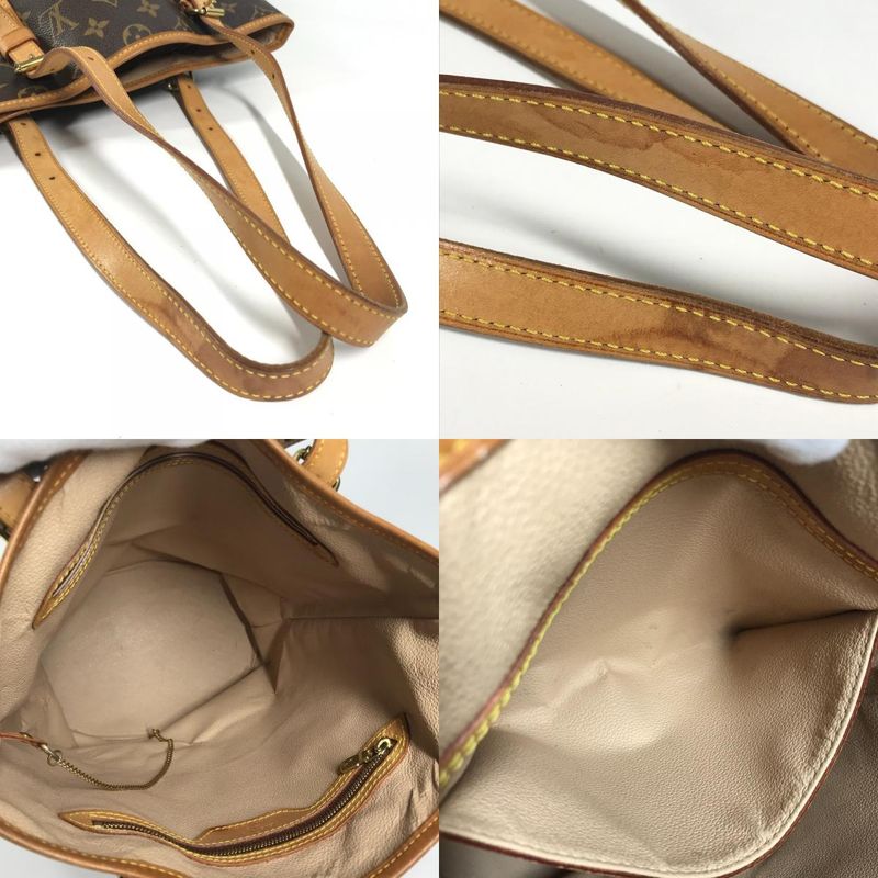 Louis Vuitton Shoulder Bag Bucket GM Bucket GM M42236 Monogram Canvas Brown