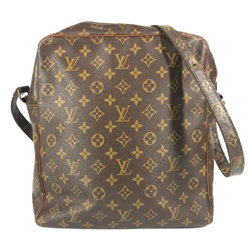 Louis Vuitton Shoulder Bag Malso M40264 Monogram Canvas Brown