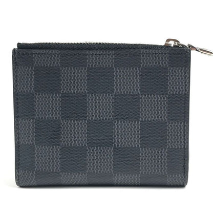 Louis Vuitton Bifold Wallet Multiport Carte N60451 Damier Graphite Canvas Black