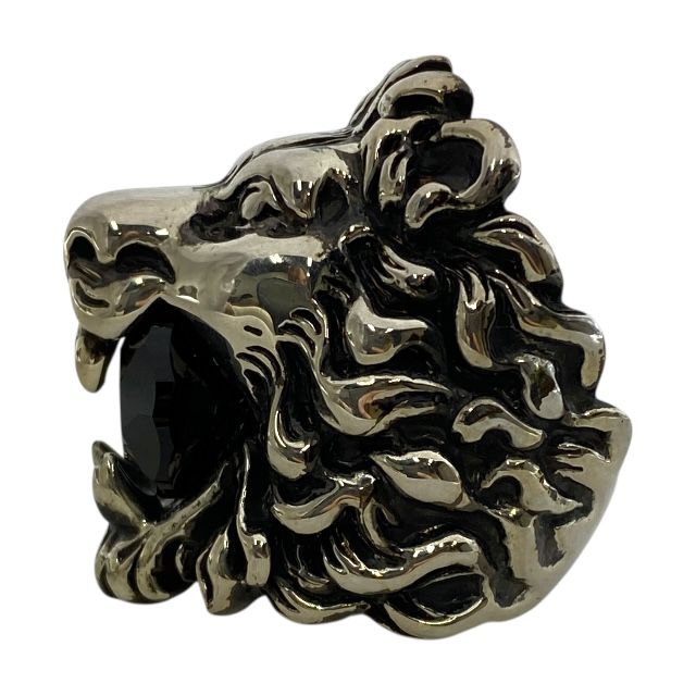 Gucci 402763 Lion's Head Ring Accessories GP Silver [size 8] Gucci Unisex