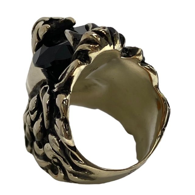 Gucci 402763 Lion's Head Ring Accessories GP Silver [size 8] Gucci Unisex