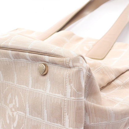 Chanel Tote Bag New Travel Line MM A15991 Beige Leather New Travel Line Tote MM