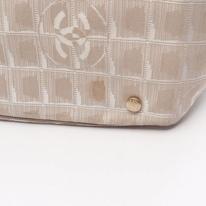 Chanel Tote Bag New Travel Line MM A15991 Beige Leather New Travel Line Tote MM