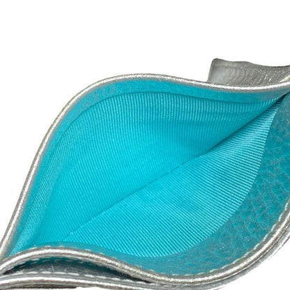 Tiffany & Co Card Case Business Card Holder Periodicals Pass Case Leather