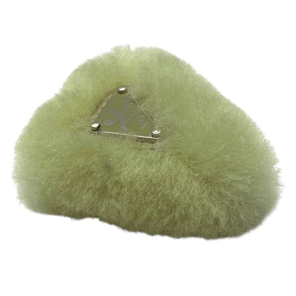 Prada 1if129 2EC9 F0379 Sheer Ring Hair Clip Logo Barrette Hair Clip Pin Hair