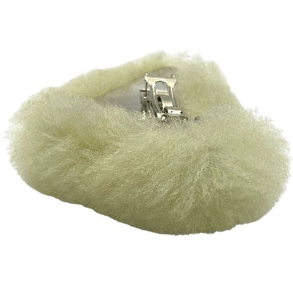 Prada 1if129 2EC9 F0379 Sheer Ring Hair Clip Logo Barrette Hair Clip Pin Hair