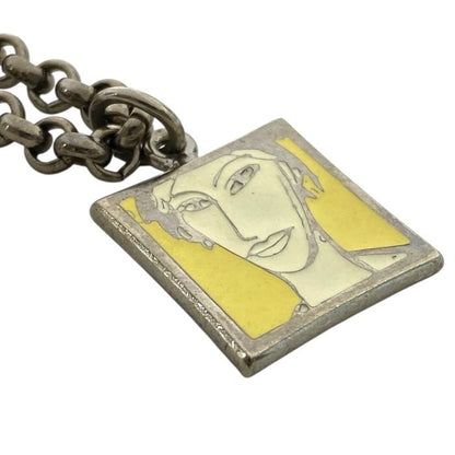 Loewe Necklace Picasso Collaboration Pendant Accessories Painting Art Plate