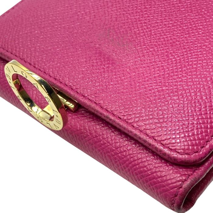 Bulgari 282491 Wallet Trifold Wallet Medium Wallet Fold Wallet Logo Clip