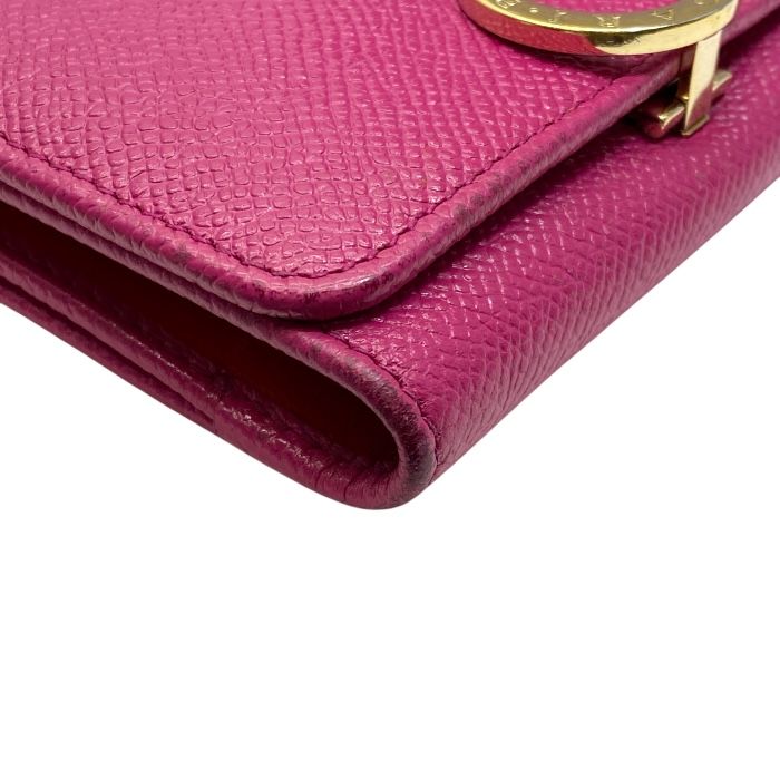 Bulgari 282491 Wallet Trifold Wallet Medium Wallet Fold Wallet Logo Clip