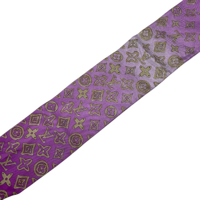 Louis Vuitton M74569 Bandeau Monogram Map Scarf Bandana Ribbon Silk Pink And