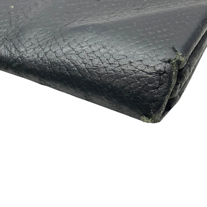 Hermes Le Van Cattle Coin Case Coin Purse Coin Purse Chèvre Leather Black