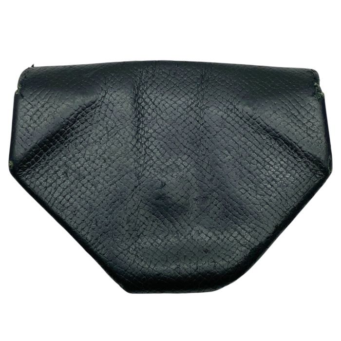Hermes Le Van Cattle Coin Case Coin Purse Coin Purse Chèvre Leather Black