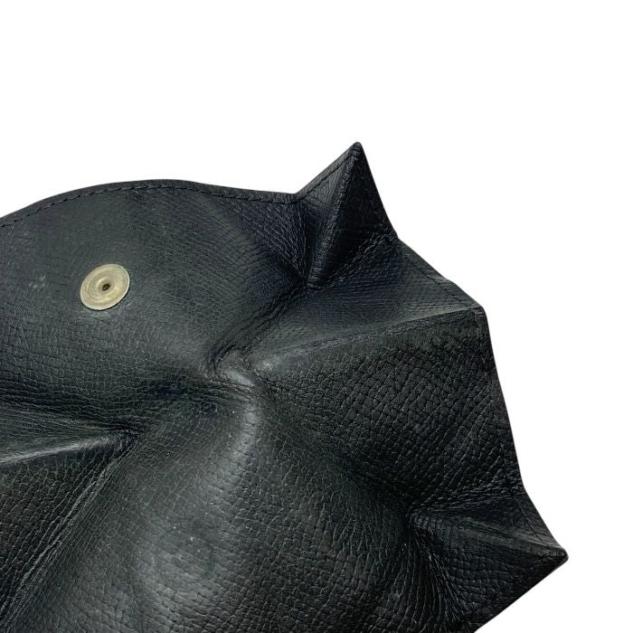 Hermes Le Van Cattle Coin Case Coin Purse Coin Purse Chèvre Leather Black