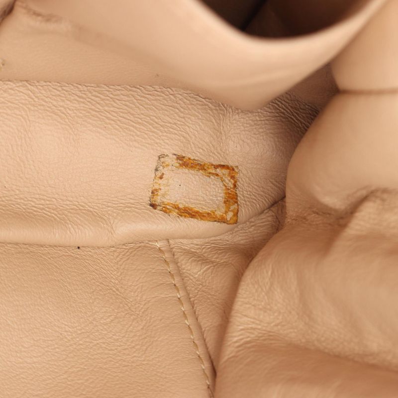 Chanel Shoulder Bag Luxury Line Silver Leather Coco Mark Chain Shoulder Women