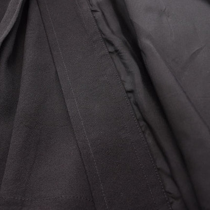 Prada Skirt Satin Sable Black Rayon Silk Skirt Women Used A