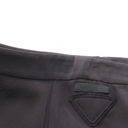 Prada Skirt Satin Sable Black Rayon Silk Skirt Women Used A