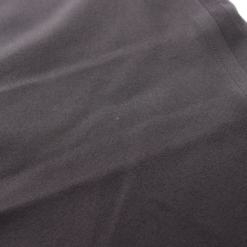 Prada Skirt Satin Sable Black Rayon Silk Skirt Women Used A