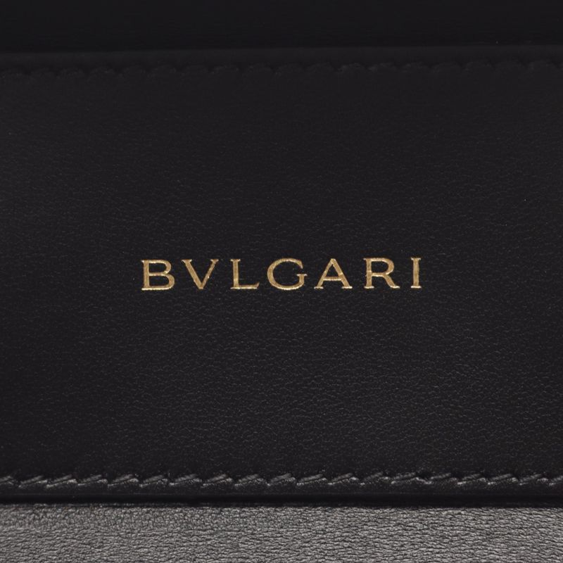 Bulgari Bvlgari Handbag Serpenti Jewelry Box Blue Leather Serpenti 2way Vanity