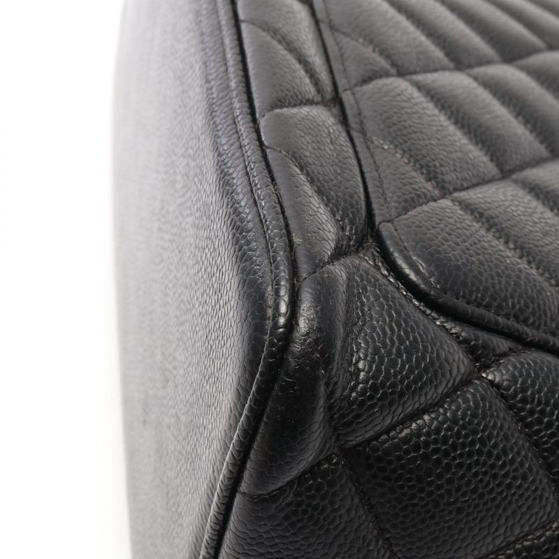 Chanel Tote Bag Reproduction Tote Black Caviar Skin (grained Calf) Reproduction