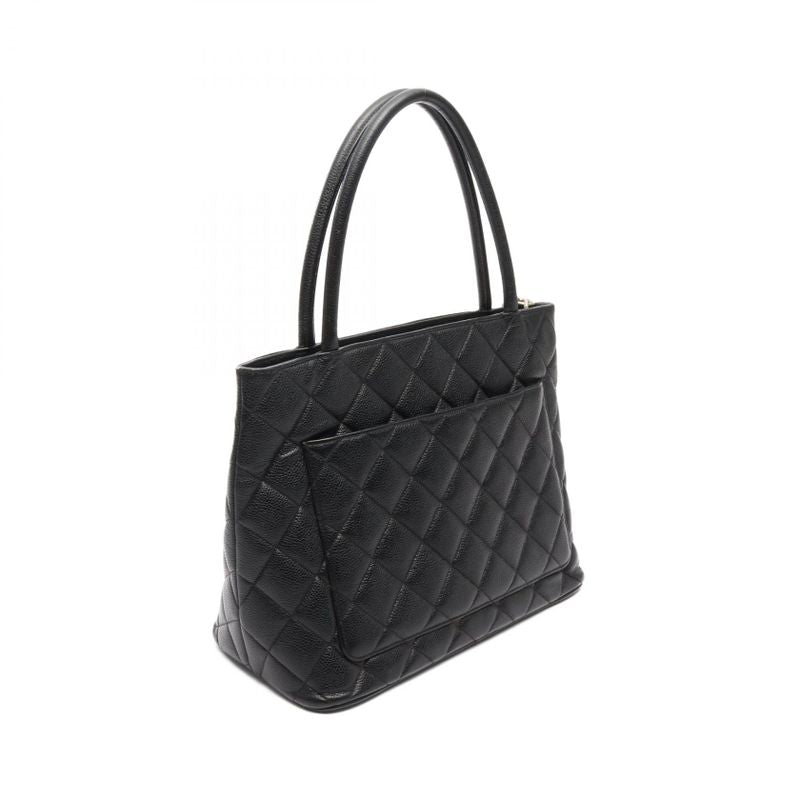 Chanel Tote Bag Reproduction Tote Black Caviar Skin (grained Calf) Reproduction