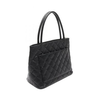 Chanel Tote Bag Reproduction Tote Black Caviar Skin (grained Calf) Reproduction