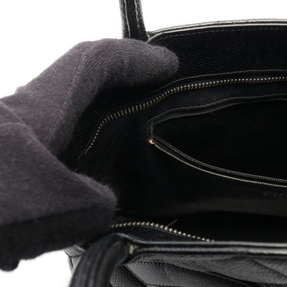 Chanel Tote Bag Reproduction Tote Black Caviar Skin (grained Calf) Reproduction
