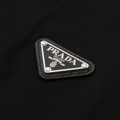 Prada Polo Shirt Pique Re-nylon Mock Turtleneck Ujn917 Cotton Top Men Used A