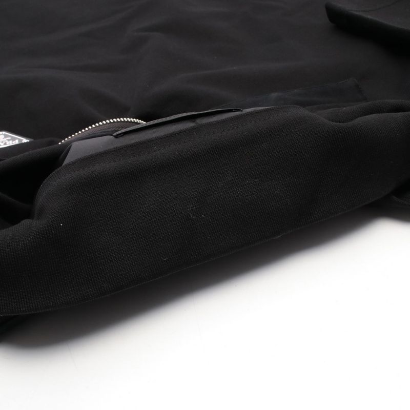 Prada Polo Shirt Pique Re-nylon Mock Turtleneck Ujn917 Cotton Top Men Used A