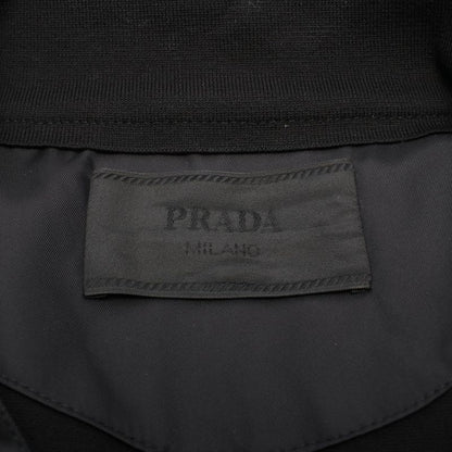 Prada Polo Shirt Pique Re-nylon Mock Turtleneck Ujn917 Cotton Top Men Used A
