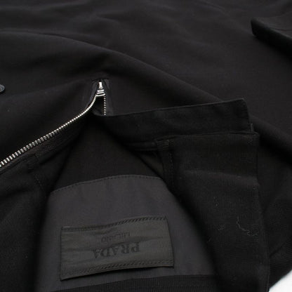 Prada Polo Shirt Pique Re-nylon Mock Turtleneck Ujn917 Cotton Top Men Used A