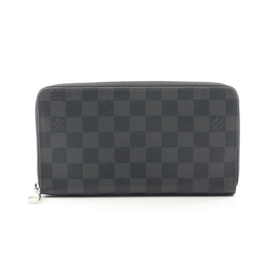 Louis Vuitton Round Long Wallet Zippy Organizer Damier Graphite N63077 Other