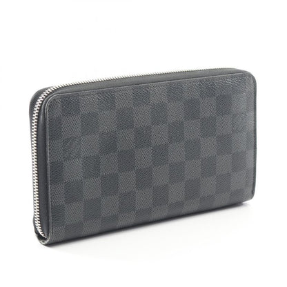 Louis Vuitton Round Long Wallet Zippy Organizer Damier Graphite N63077 Other