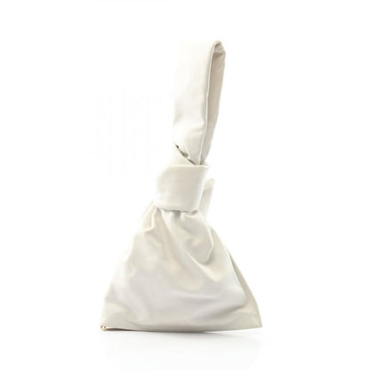 Bottega Veneta Second Bag Clutch Bag Mini The Twist 652001 White Leather Mini