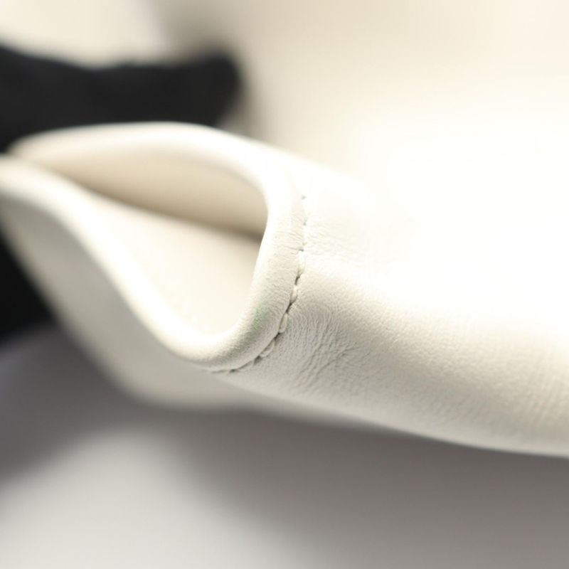 Bottega Veneta Second Bag Clutch Bag Mini The Twist 652001 White Leather Mini