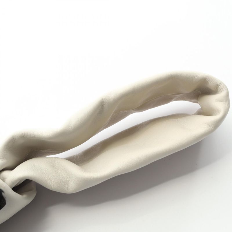 Bottega Veneta Second Bag Clutch Bag Mini The Twist 652001 White Leather Mini