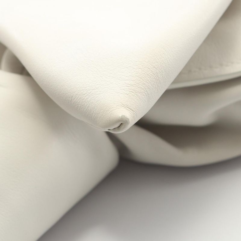 Bottega Veneta Second Bag Clutch Bag Mini The Twist 652001 White Leather Mini